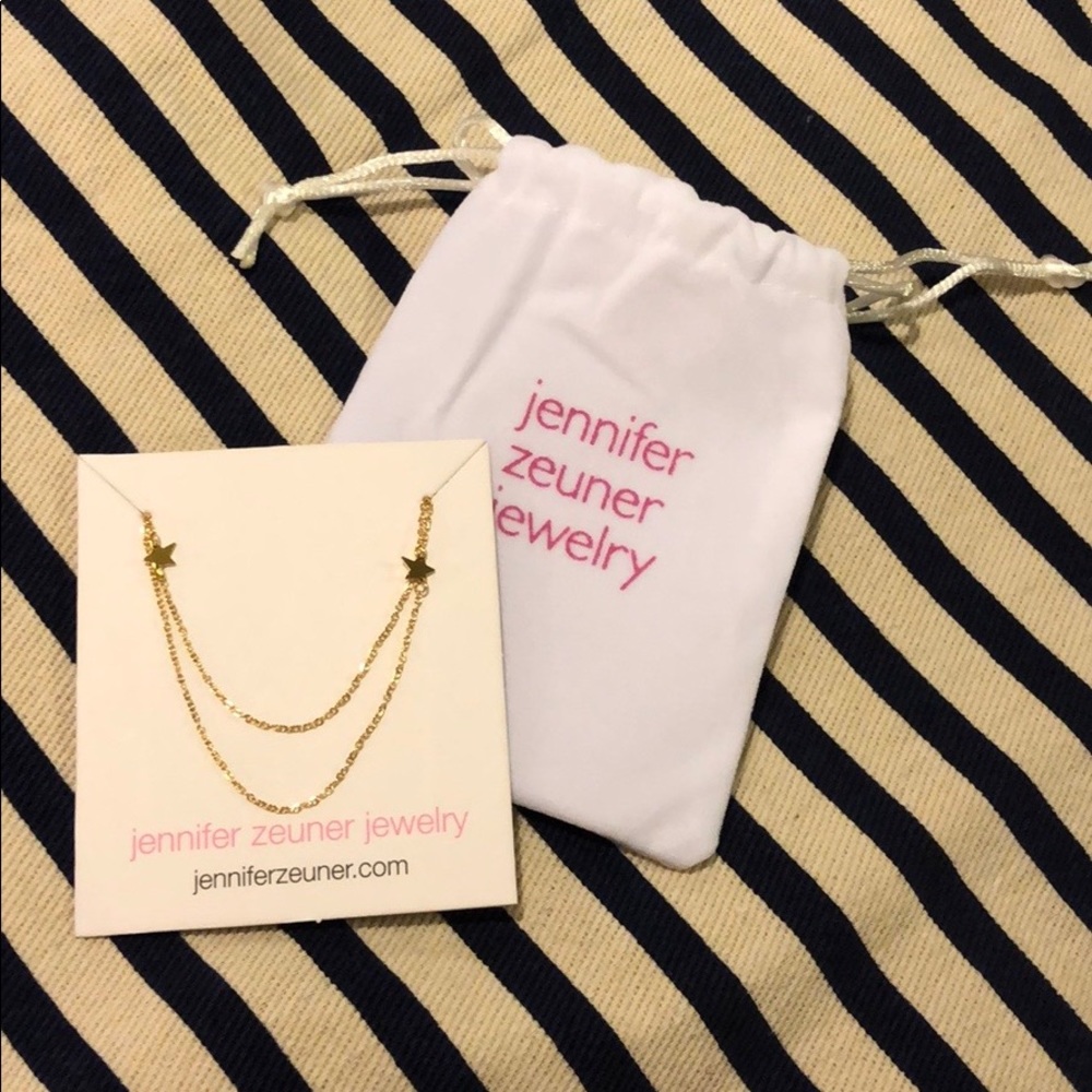 Jennifer Zeuner double star necklace